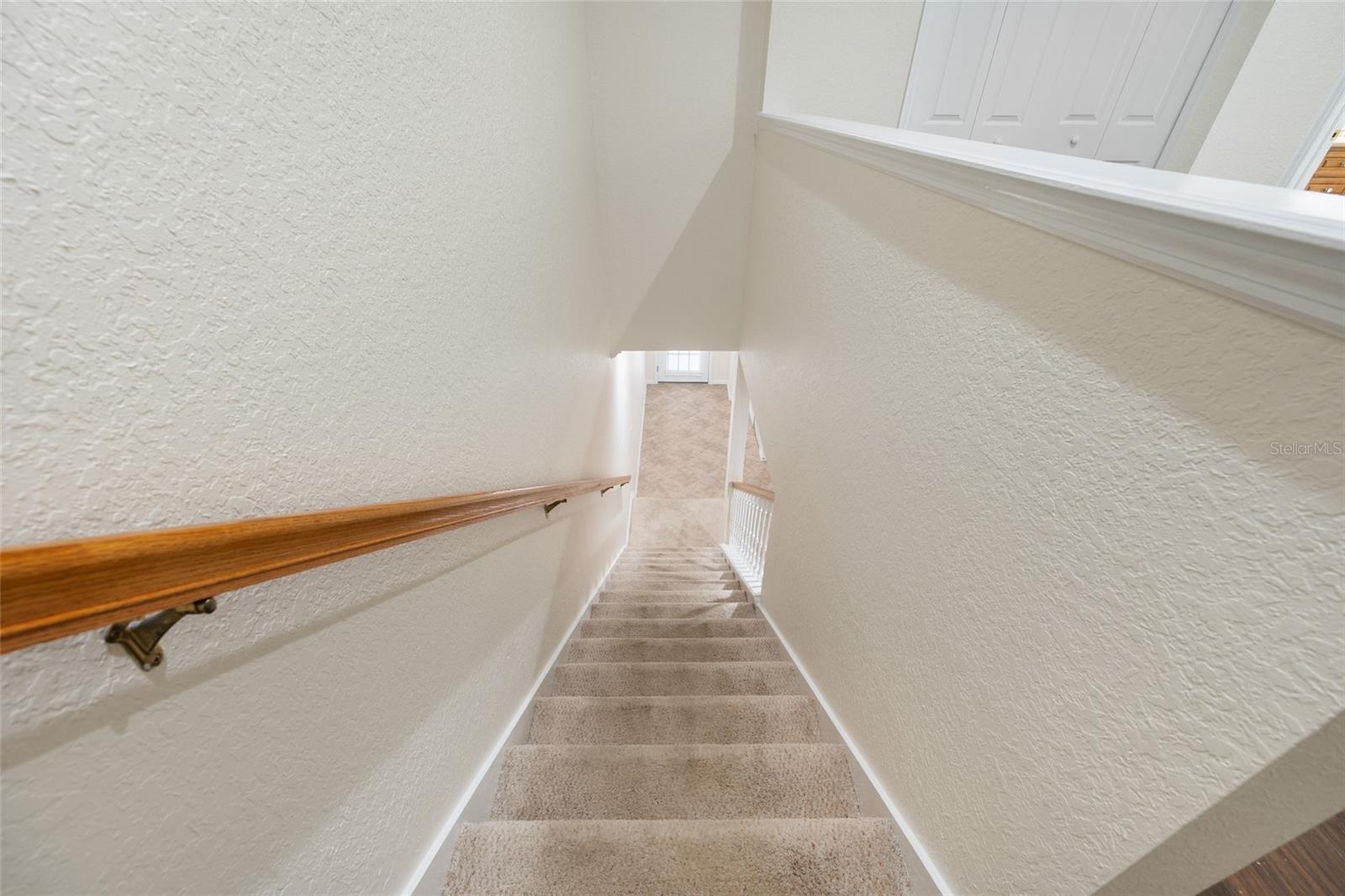Stairs View From Top to Bottom!