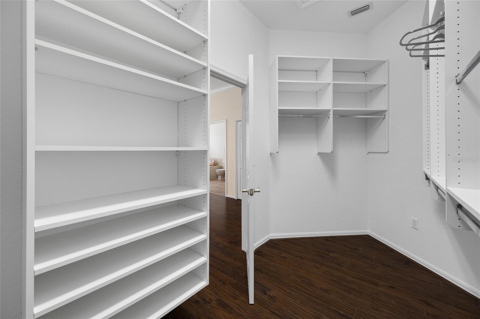 Reverse View - Primary Bedroom Walk-in Closet!