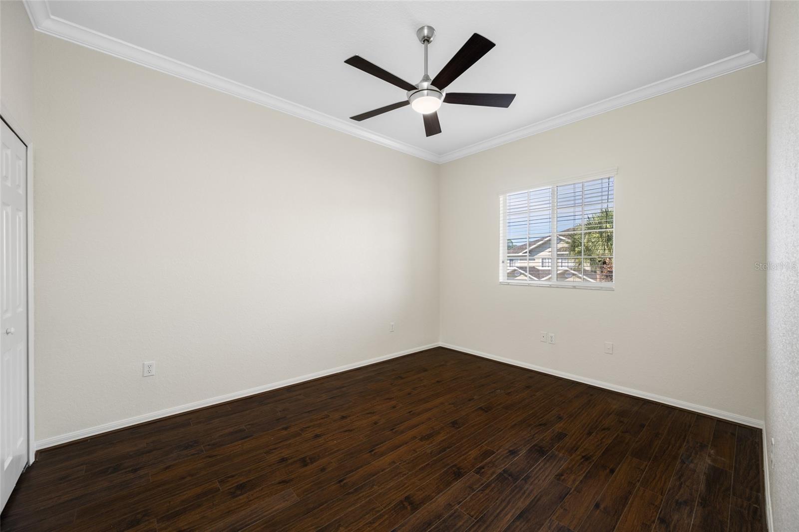 Guest Room - Crown Molding & Engineered Hardwood Flooring!