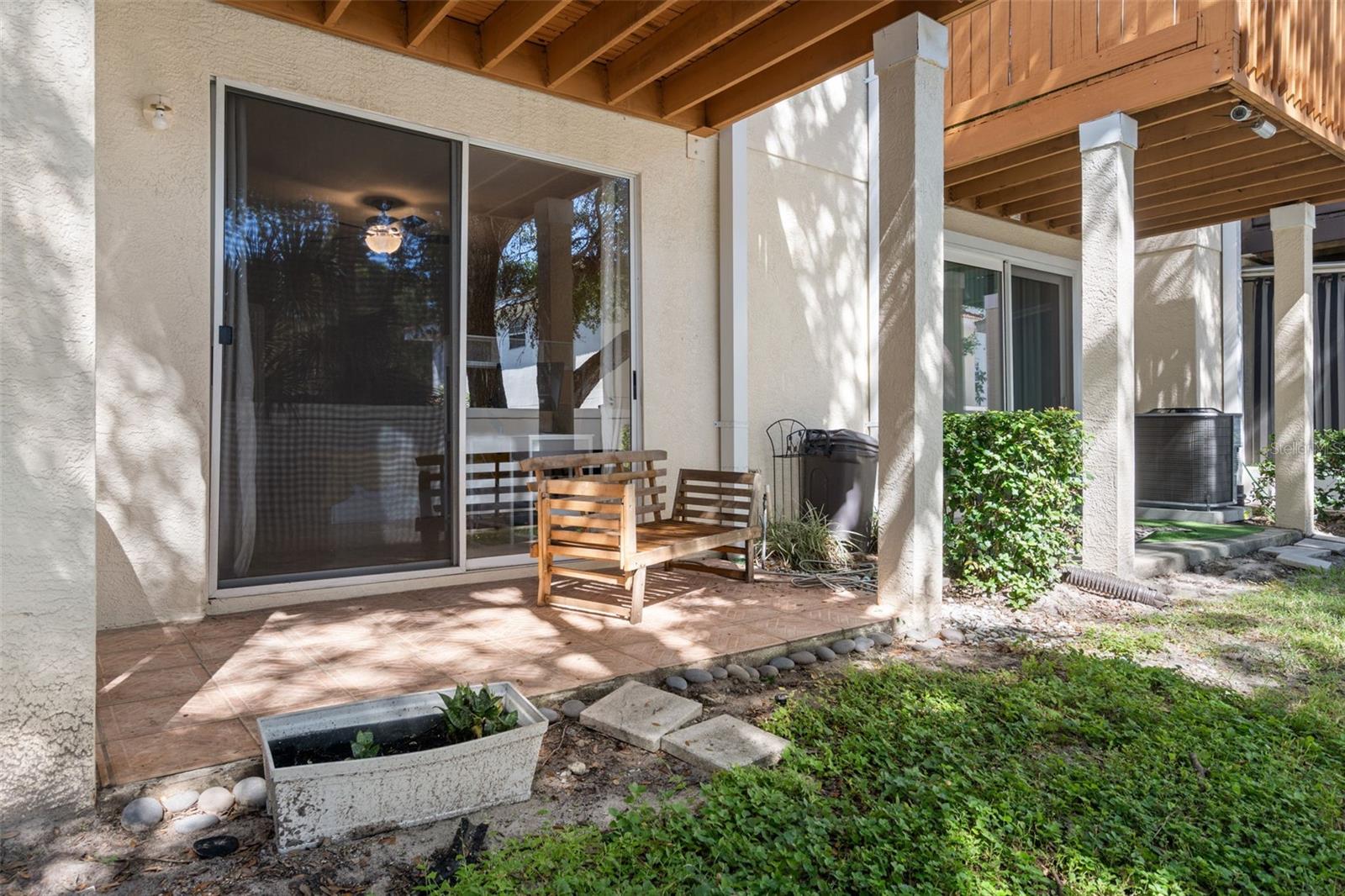 Covered patio