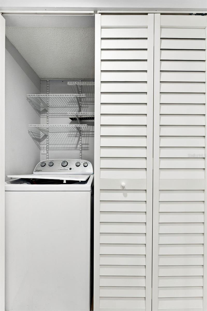 Convenient in-unit washer and dryer for easy everyday living