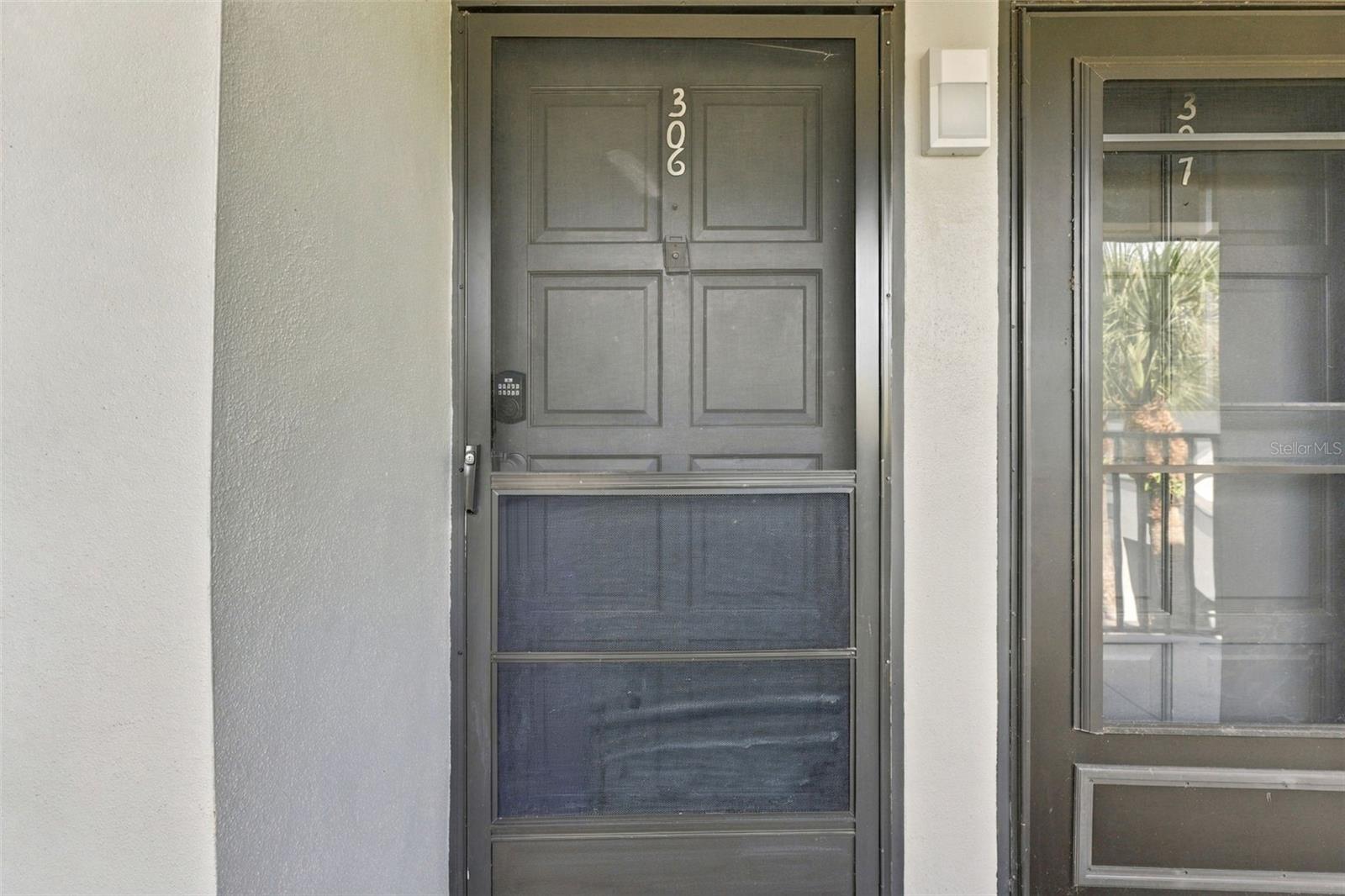 Front door to your unit just steps from the elevator on the 3rd floor