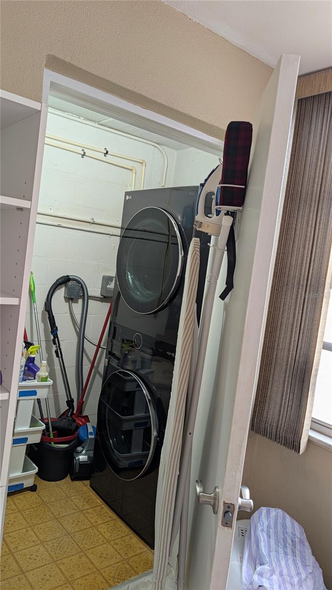 Laundry closet