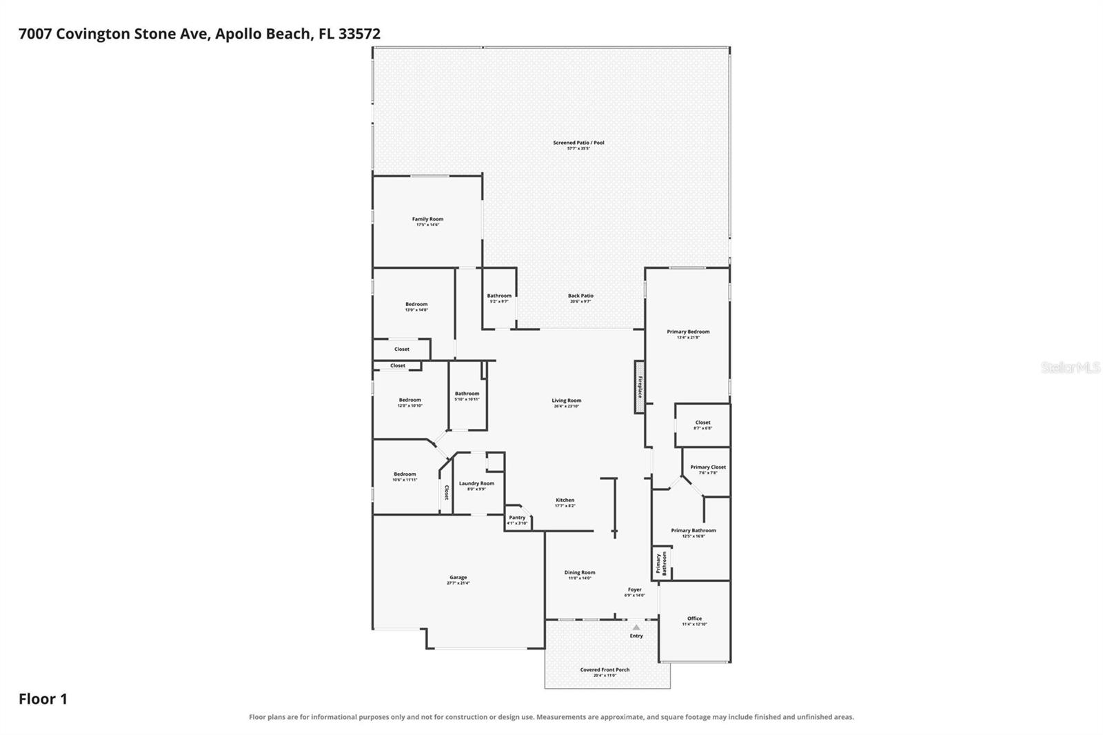 7007 COVINGTON STONE AVENUE, Apollo Beach, FL 33572