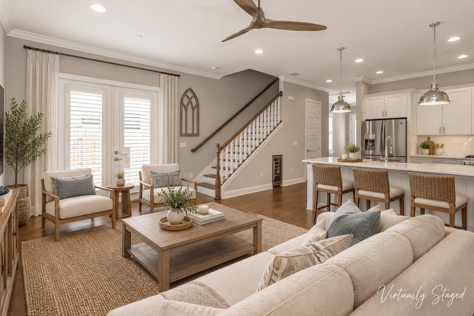 Virtually Staged - Living Room