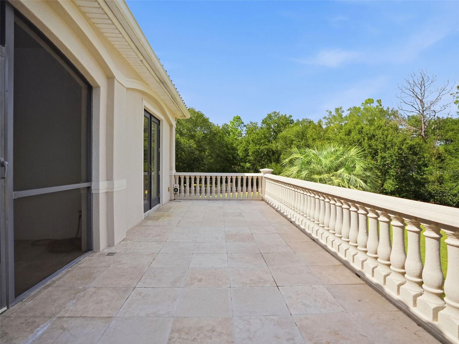 Upstairs Balcony
