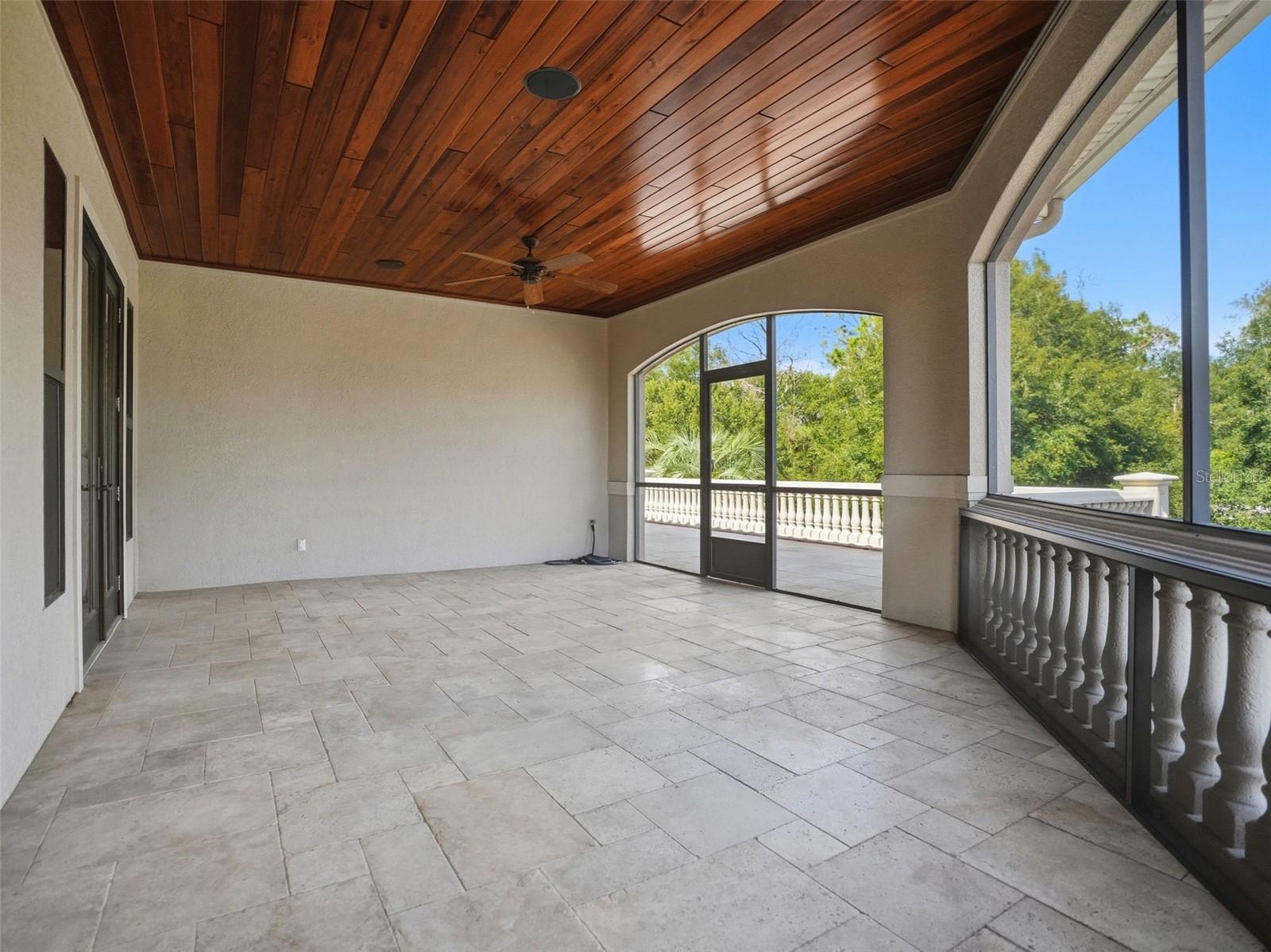 Upstairs Covered & Screen Patio