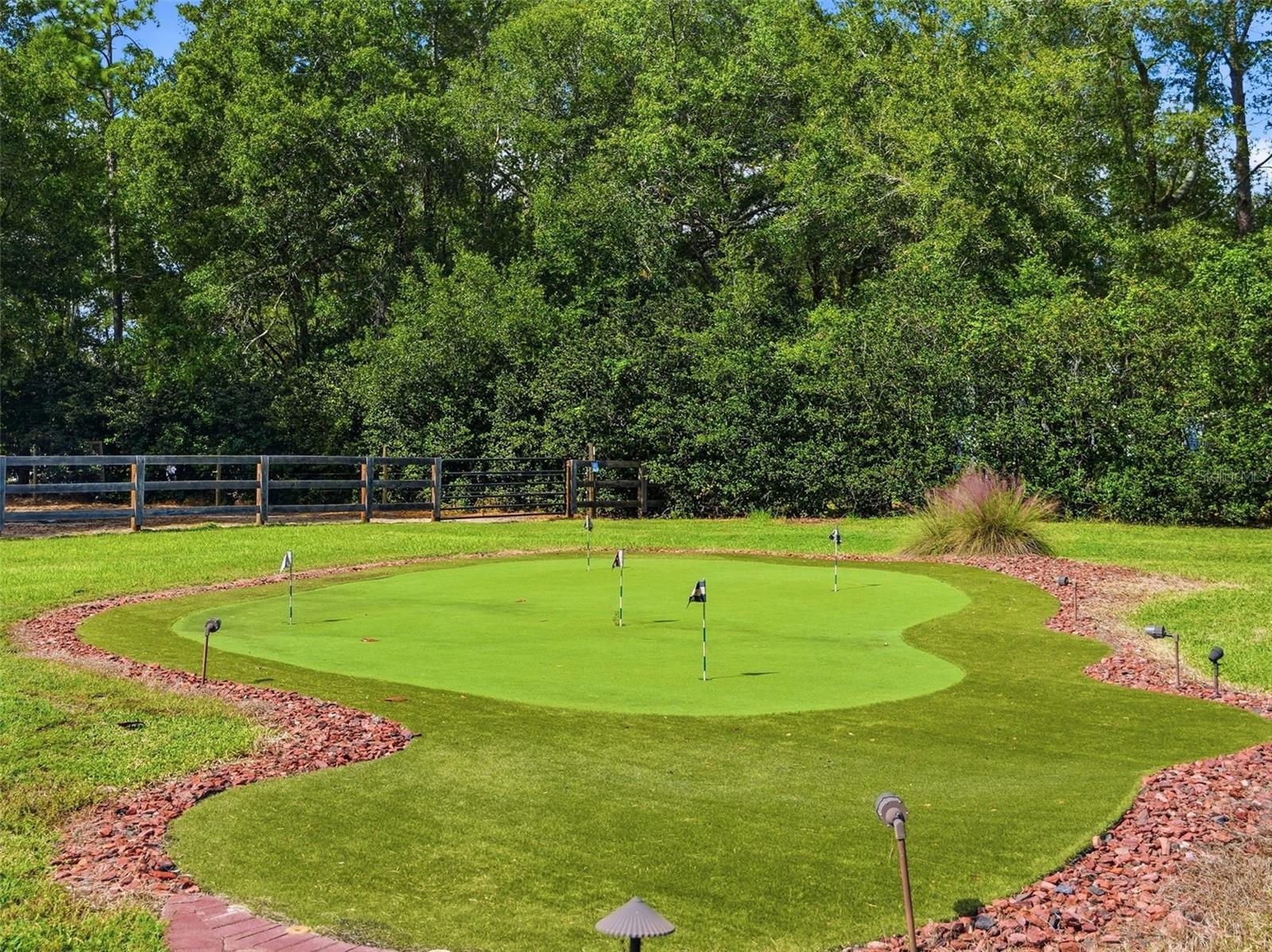 Lighted Putting Green