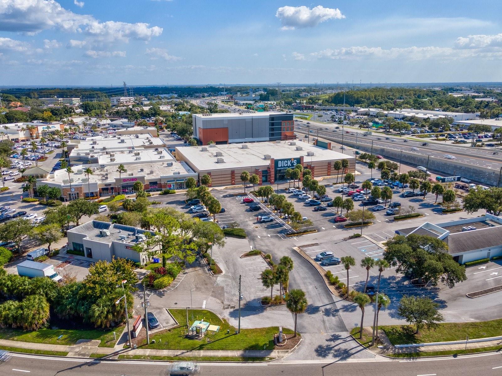 More wonderful shopping and restaurant plazas across the street from Inverness condos!