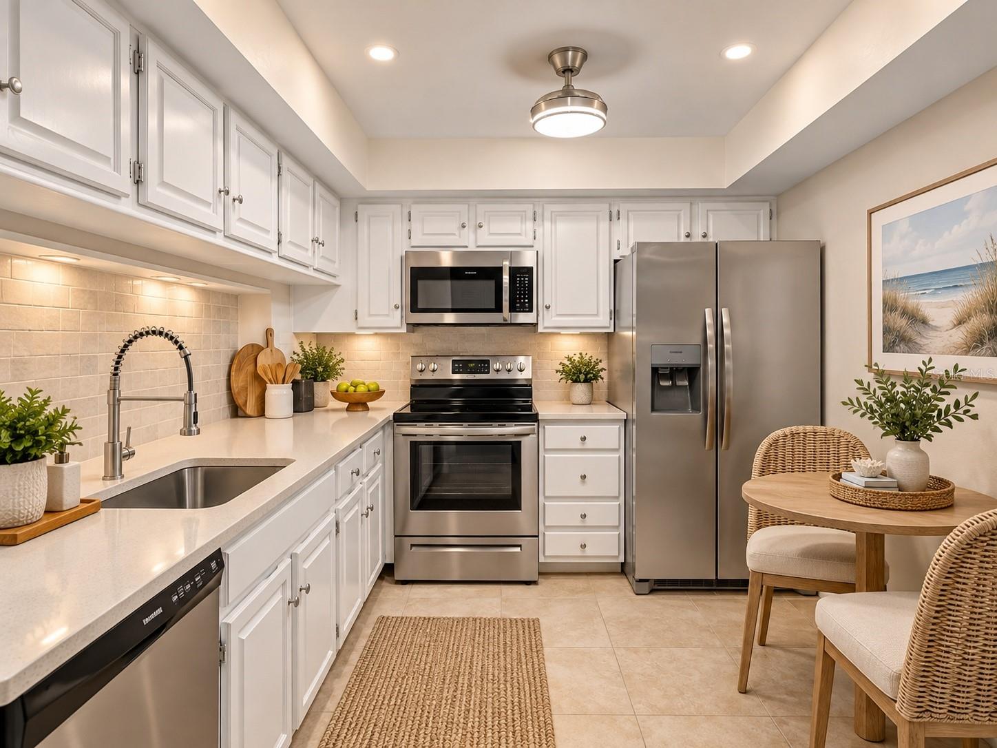 Virtural stage kitchen