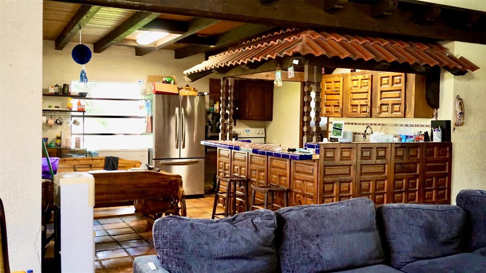 Rustic looking kitchen