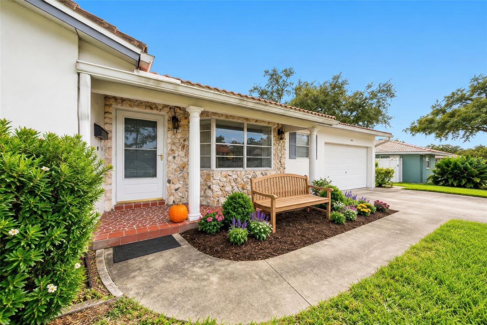 Virtually staged front porch Virtually staged front porch