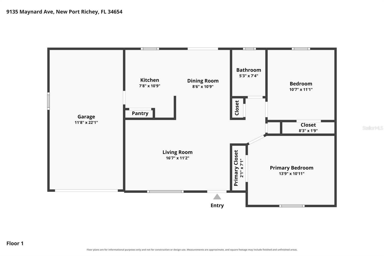 9135 MAYNARD AVENUE, New Port Richey, FL 34654