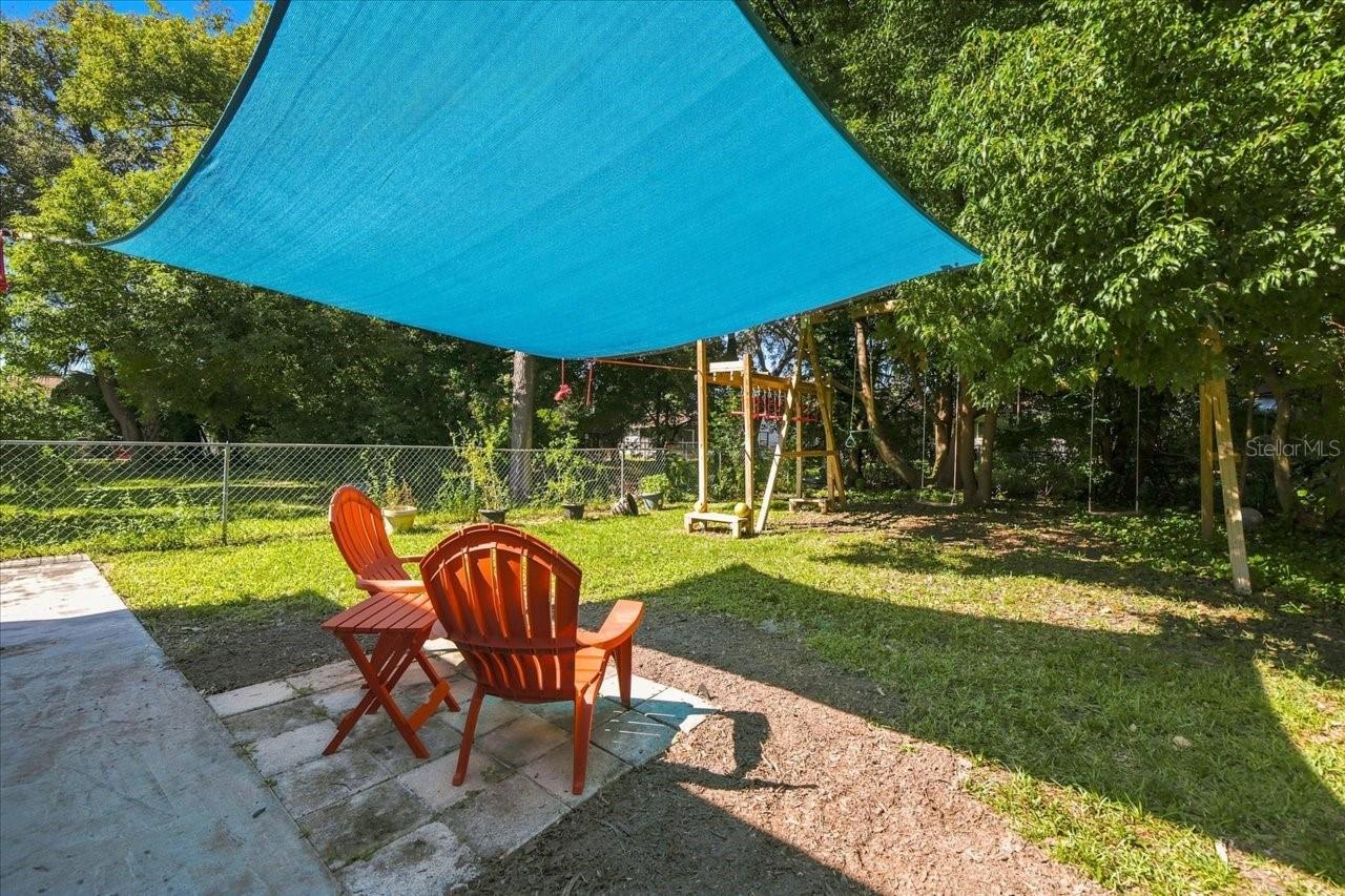 Fenced in Backyard