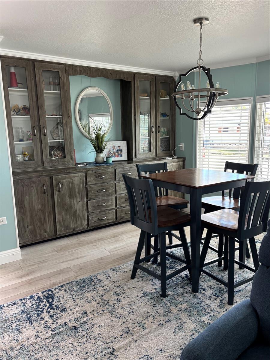 Dining area in great room