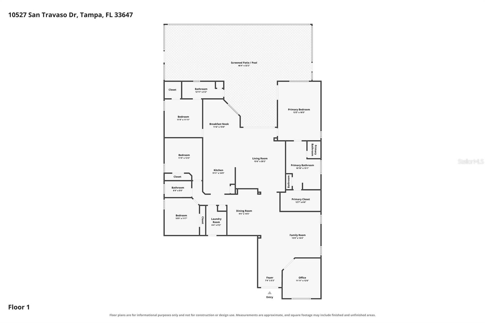 10527 SAN TRAVASO DRIVE, Tampa, FL 33647