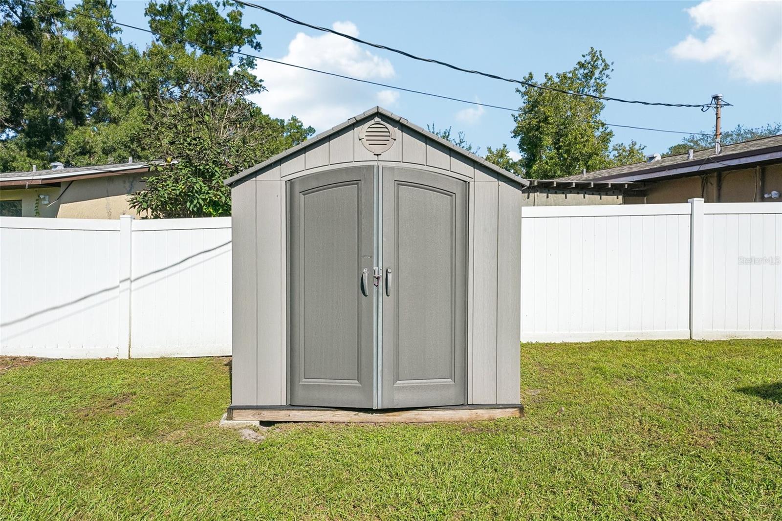 Unit 2 shed for storage