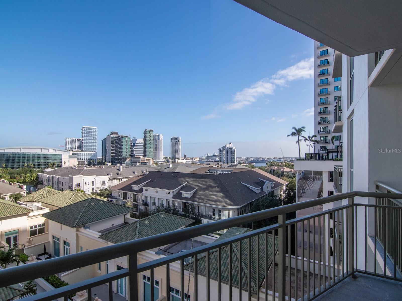 Views From Balcony off Living Room and Primary Bedroom