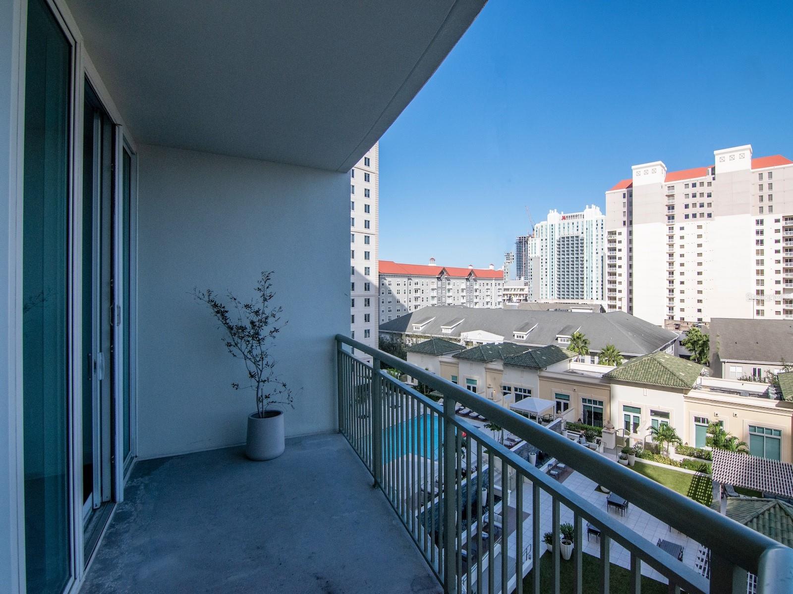 Views From Balcony off Living Room and Primary Bedroom
