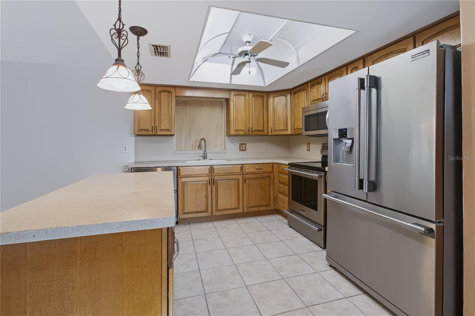 View of the kitchen