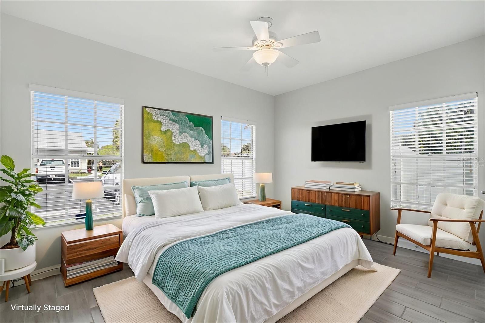 Virtually Staged - Primary Bedroom
