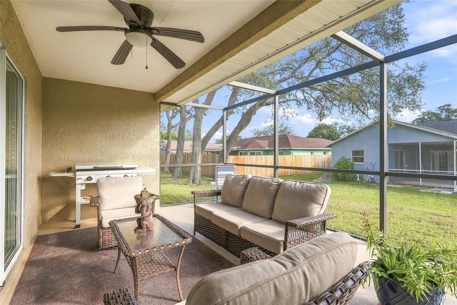 Covered and Enclosed Lanai