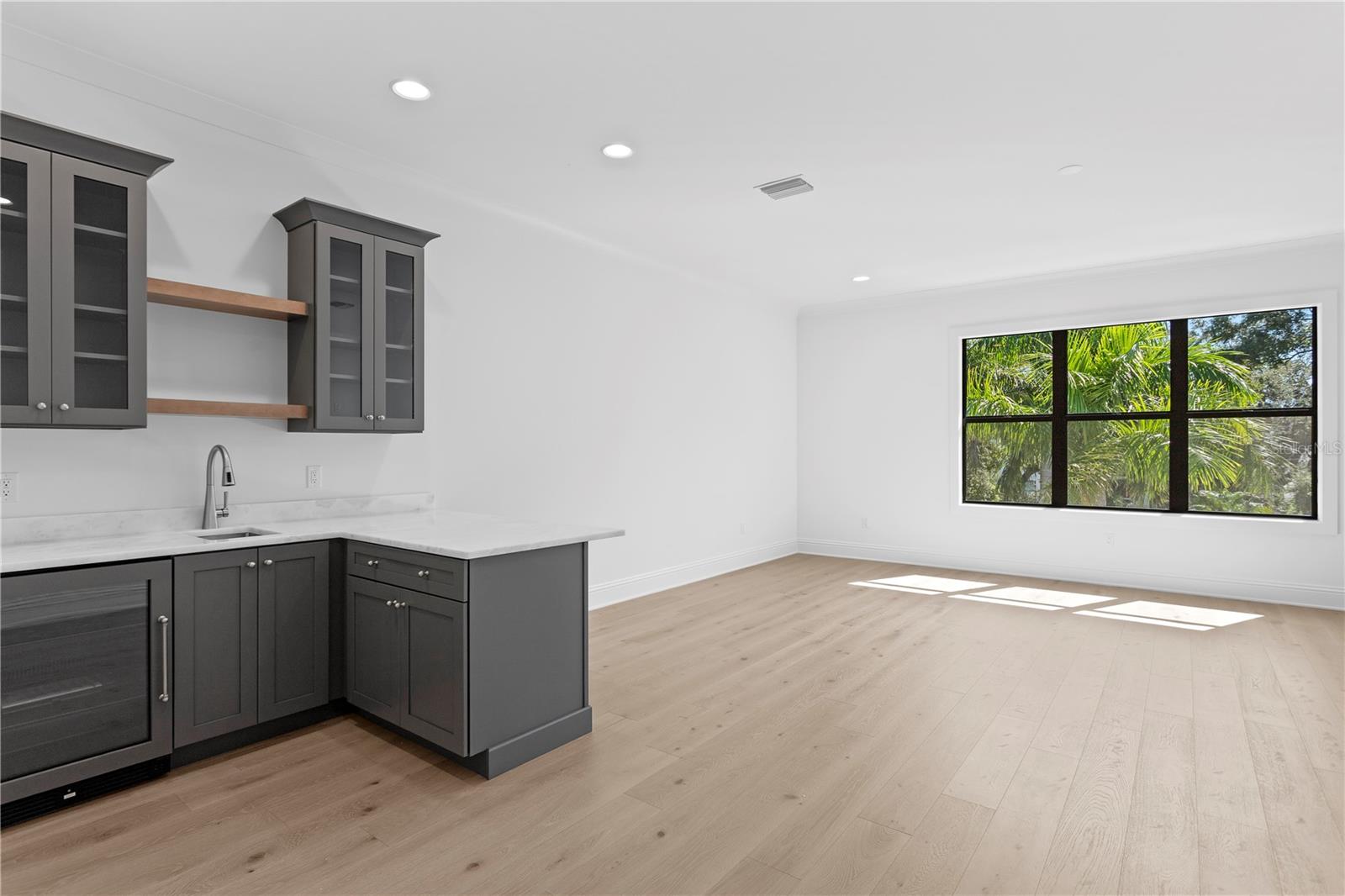 Bonus room with wet bar