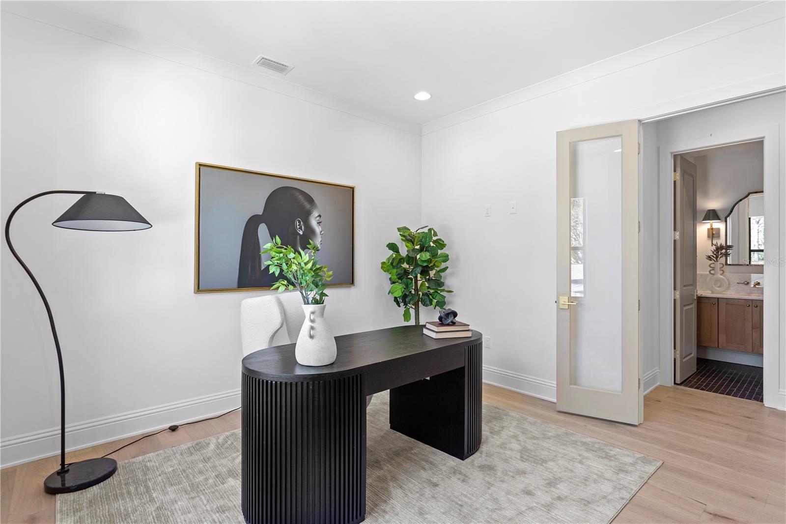 Downstairs office