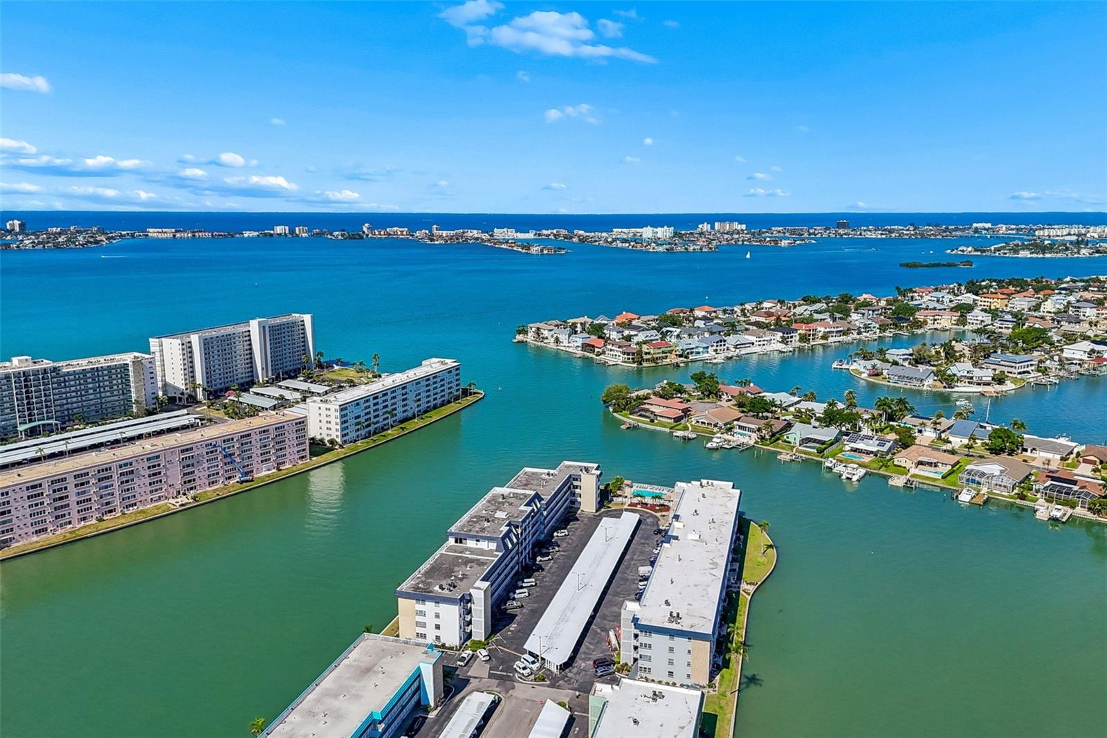Looking across Town Shores to the beaches