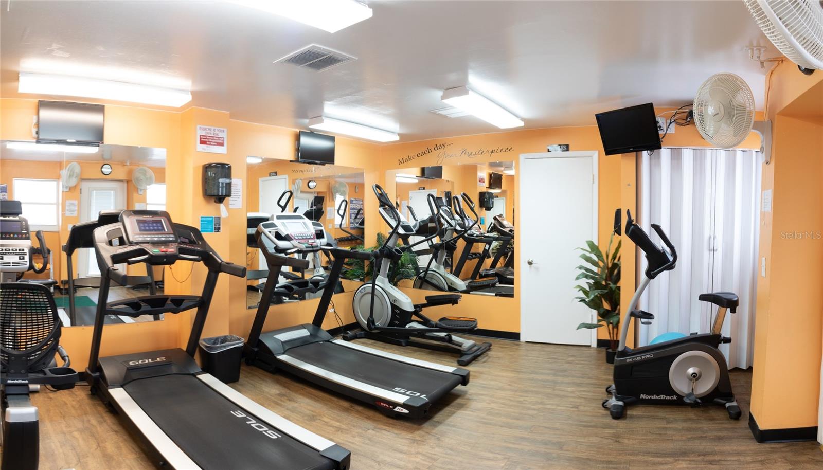 Fitness Room At Clubhouse.