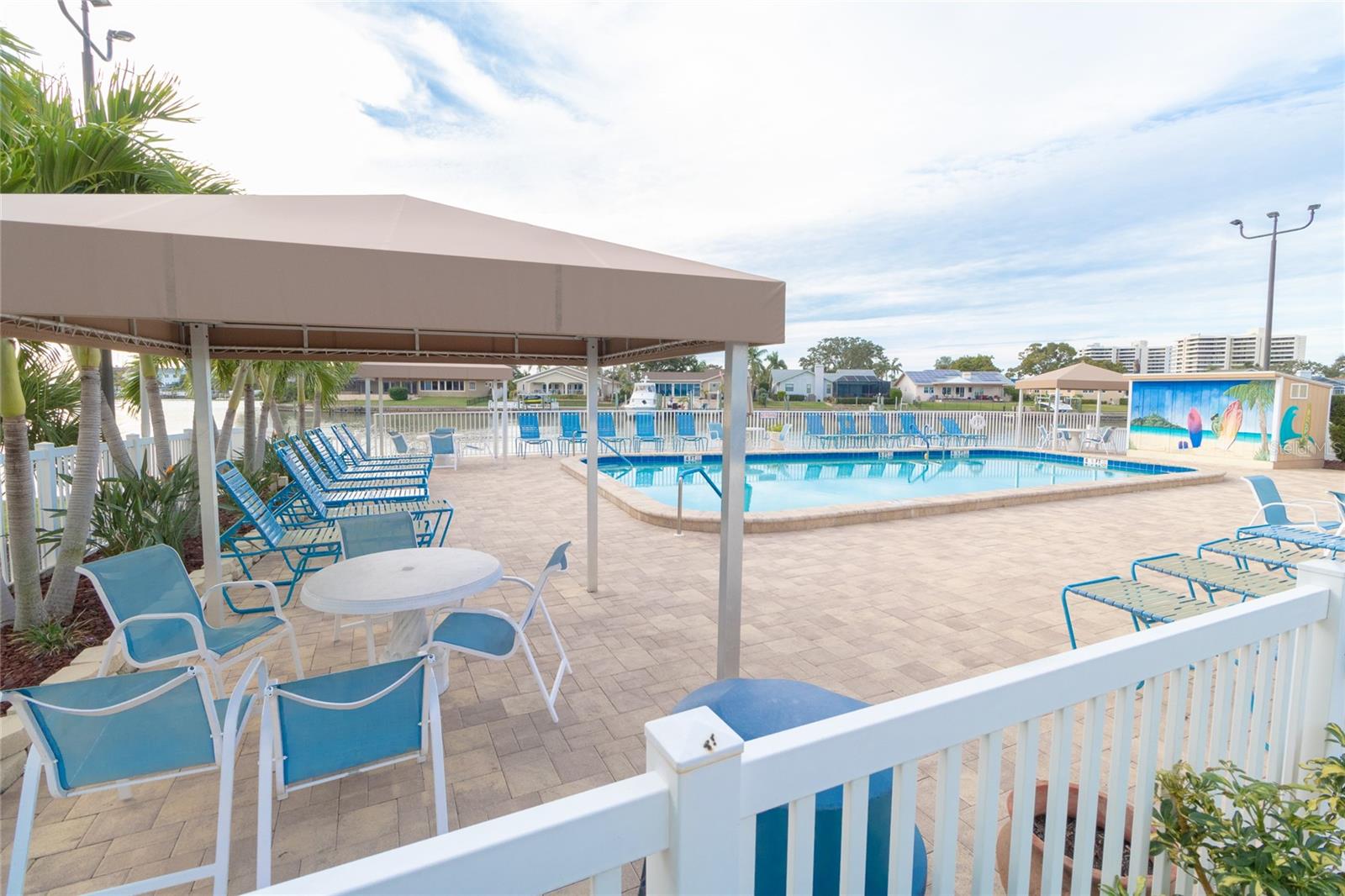 One Of Town Shores Four Heated Pools.