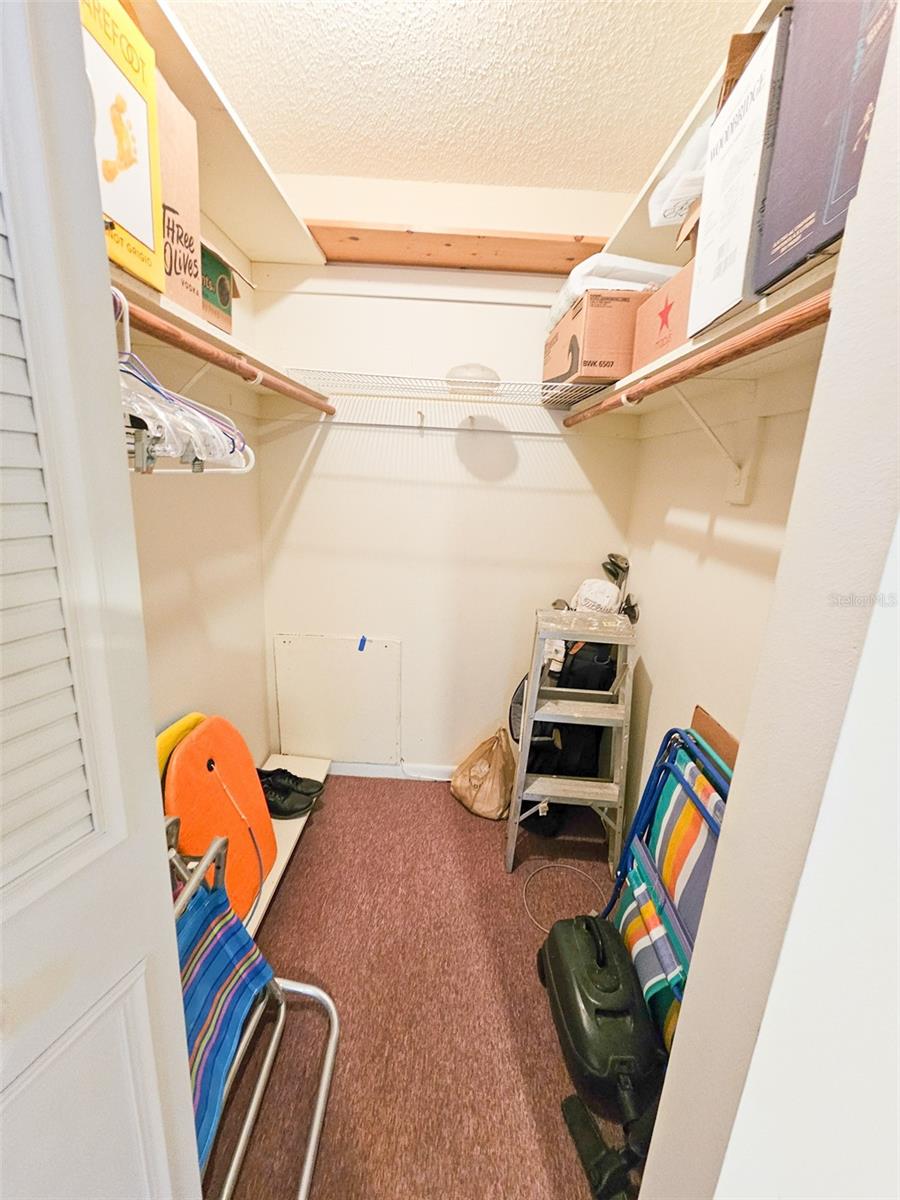 Walk-in Closet in Primary Bedroom.