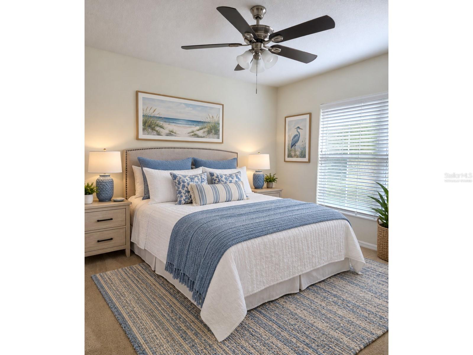 Virtually Staged -Primary Bedroom