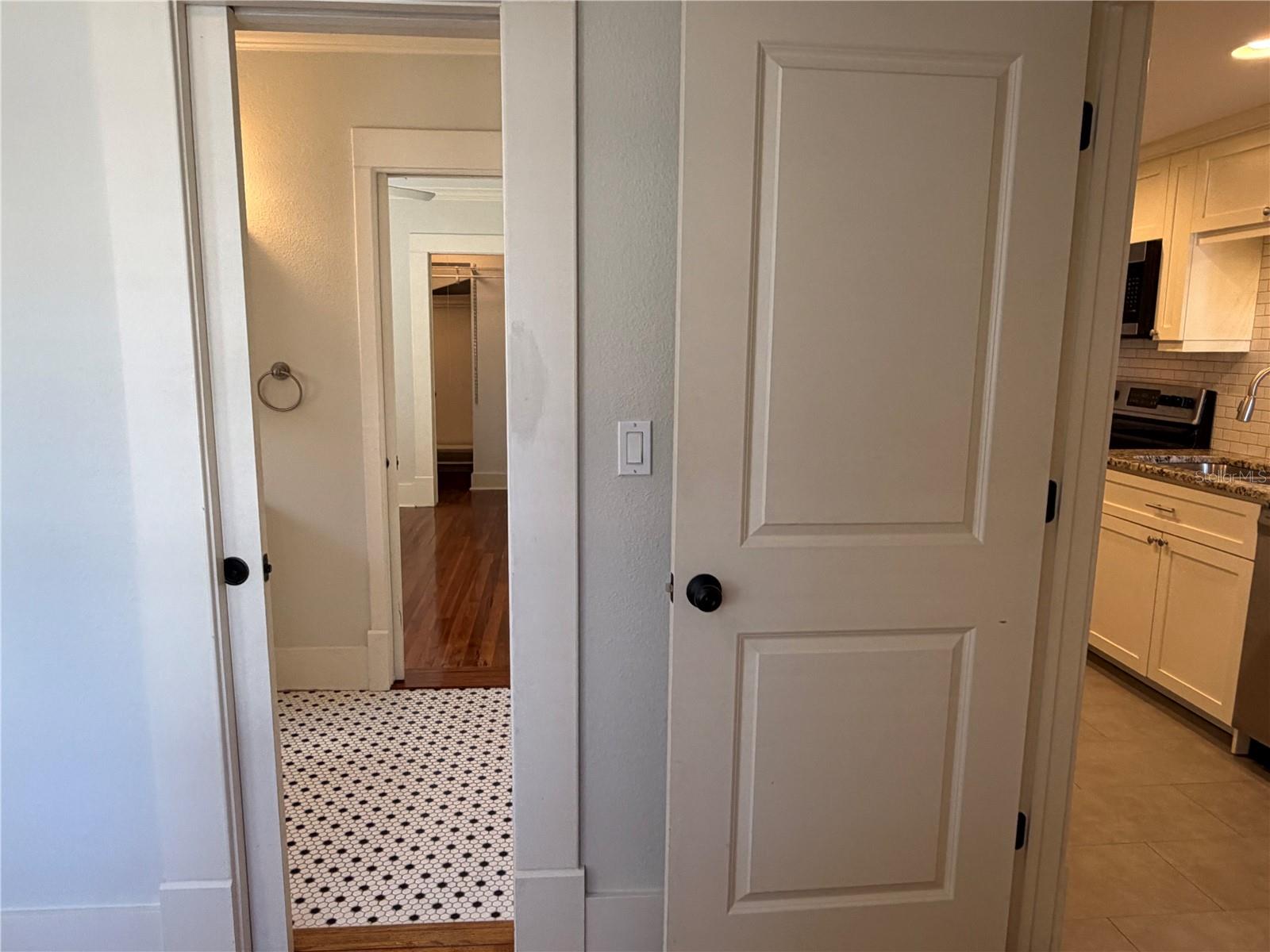 Den to Bathroom