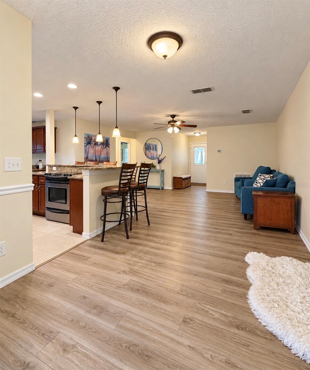 open floor plan