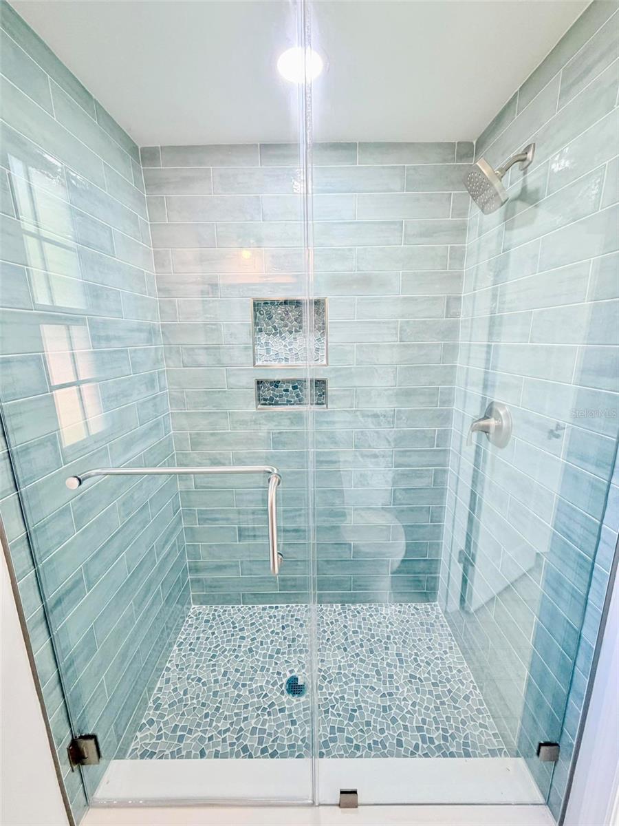 Large Shower in Second Ensuite