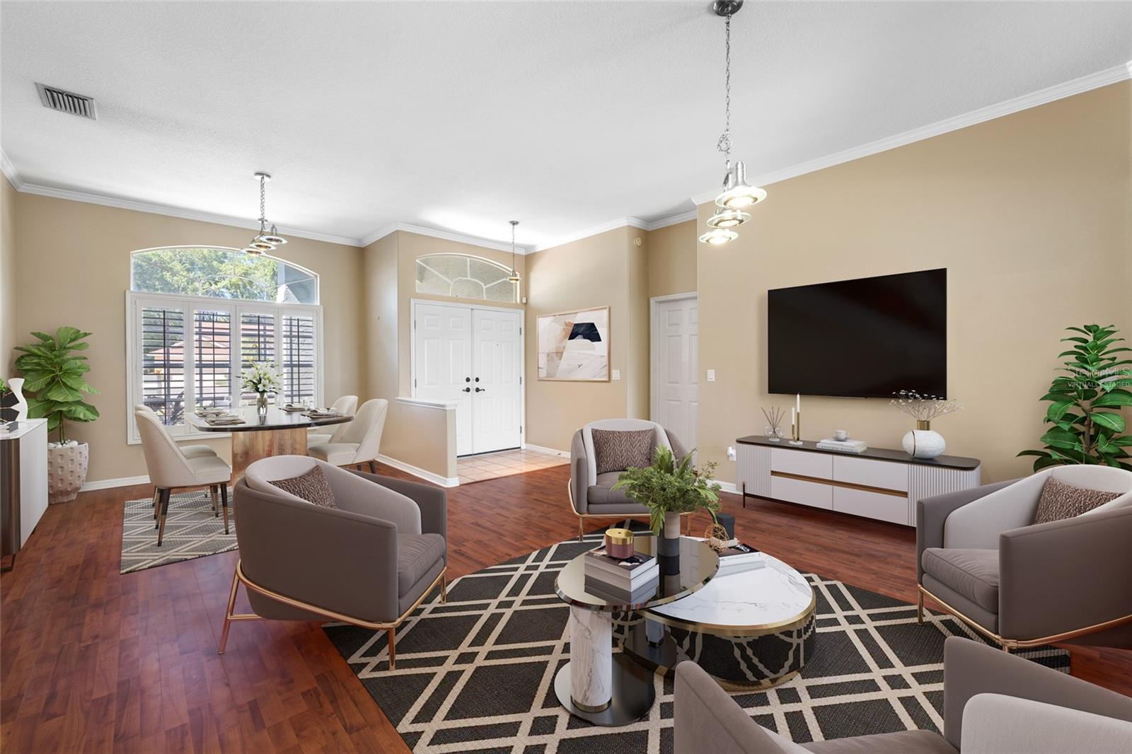 Living Room - VIRTUALLY STAGED