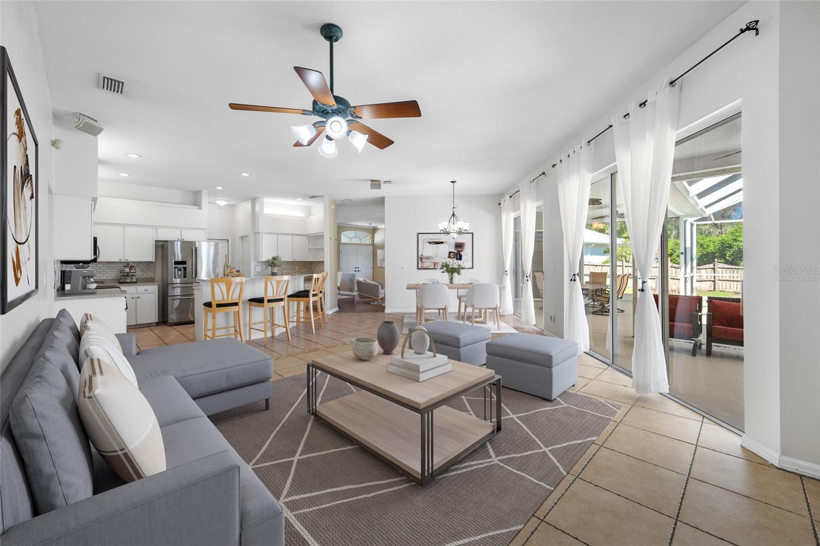 Family Room - VIRTUALLY STAGED