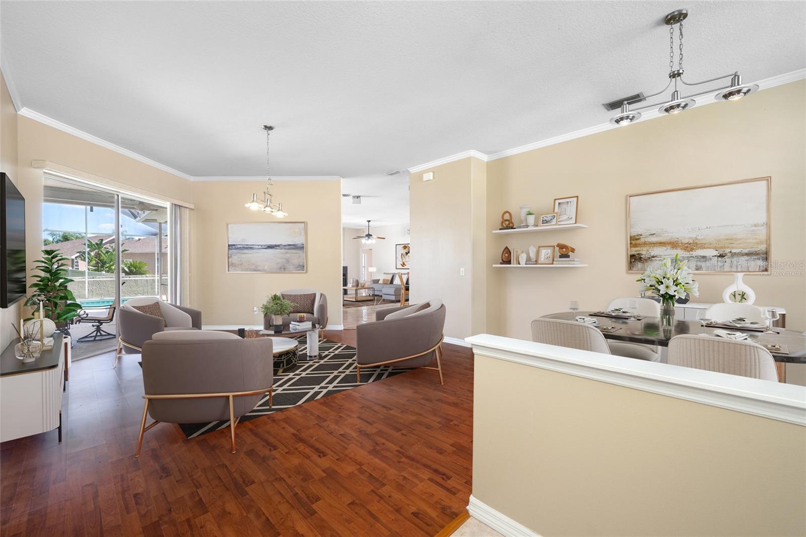 Living Room - VIRTUALLY STAGED