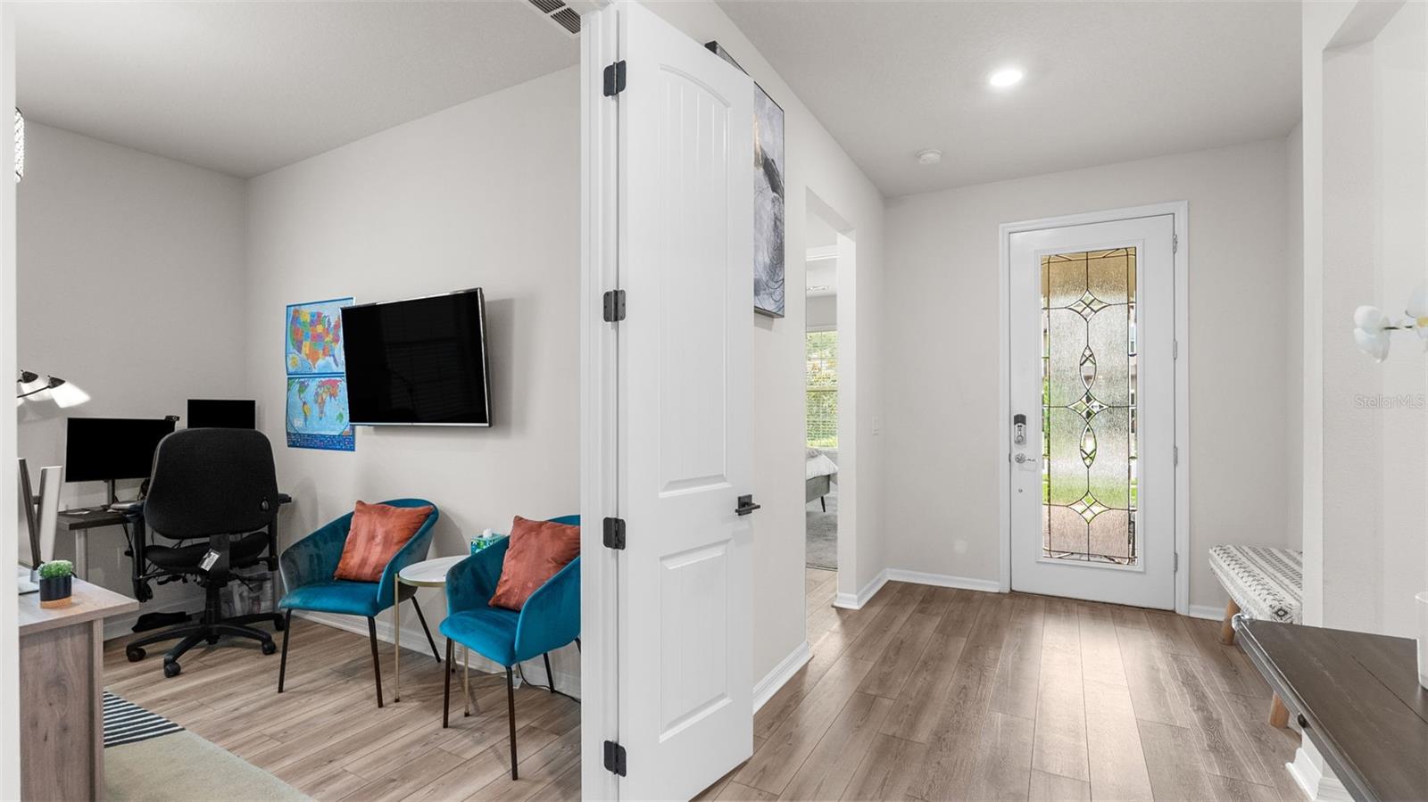 Foyer Leading To Office