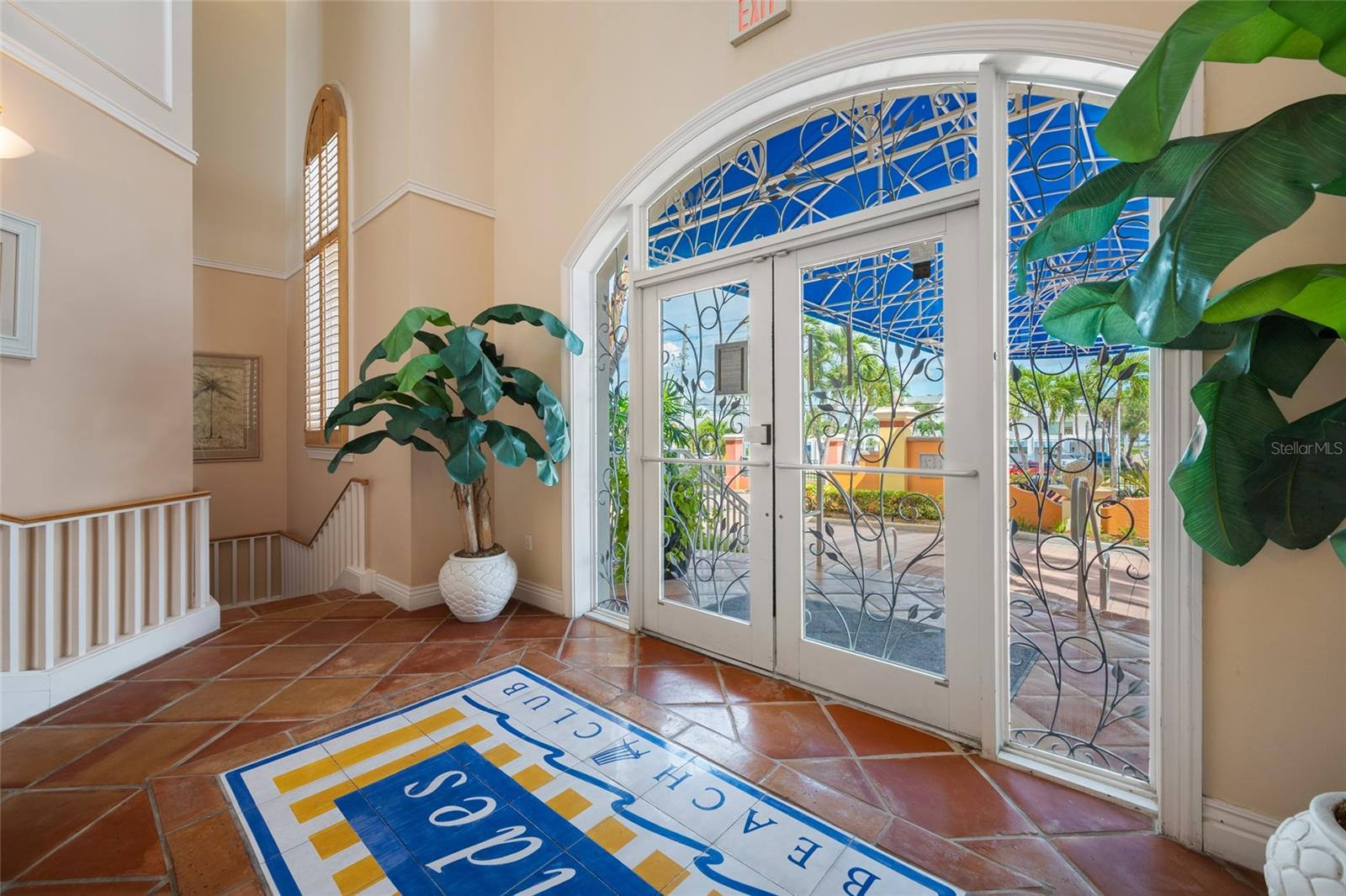 Clubhouse Entrance.