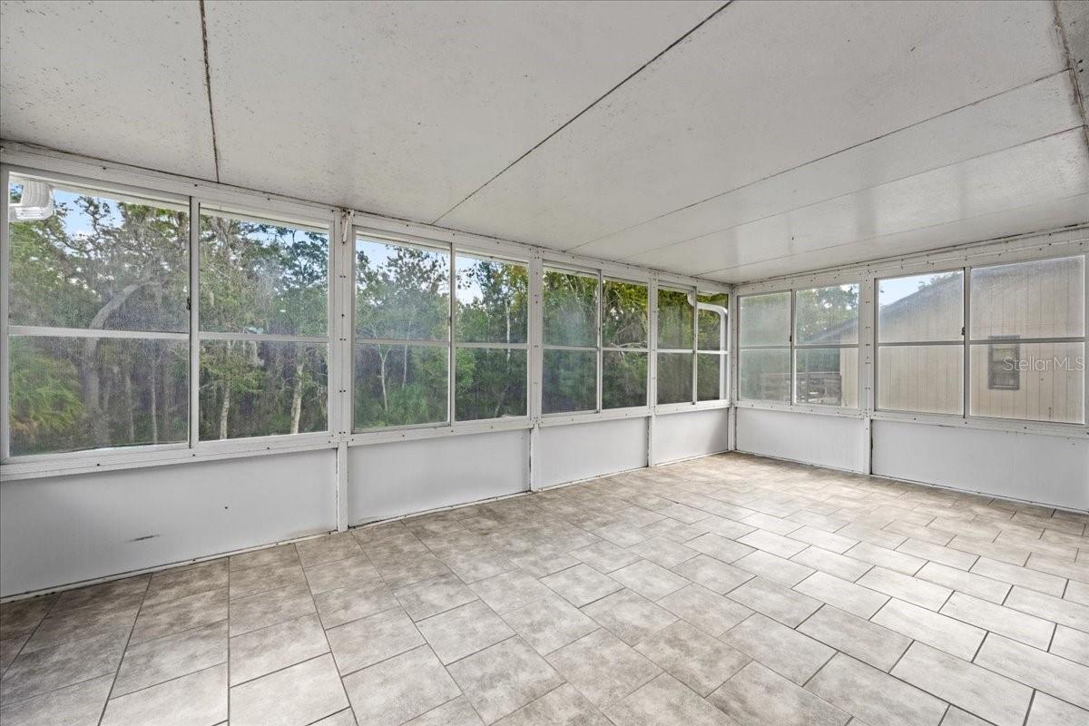 Enclosed Florida Room