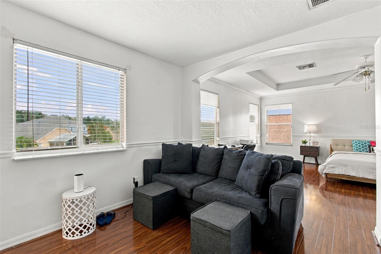 Your flex space can be utilized to fit your needs.