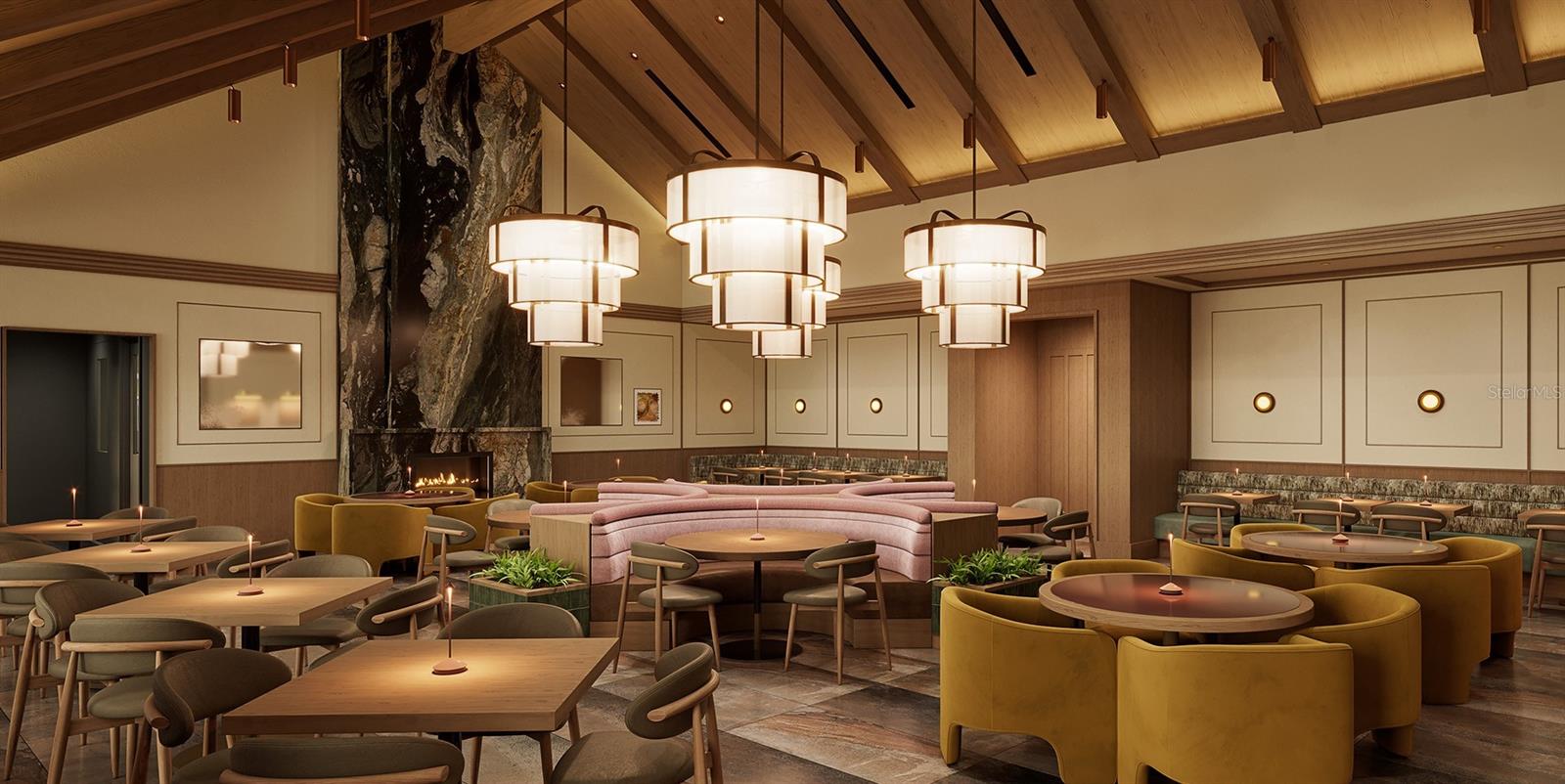 Harvest Club Rendering - Casual Dining