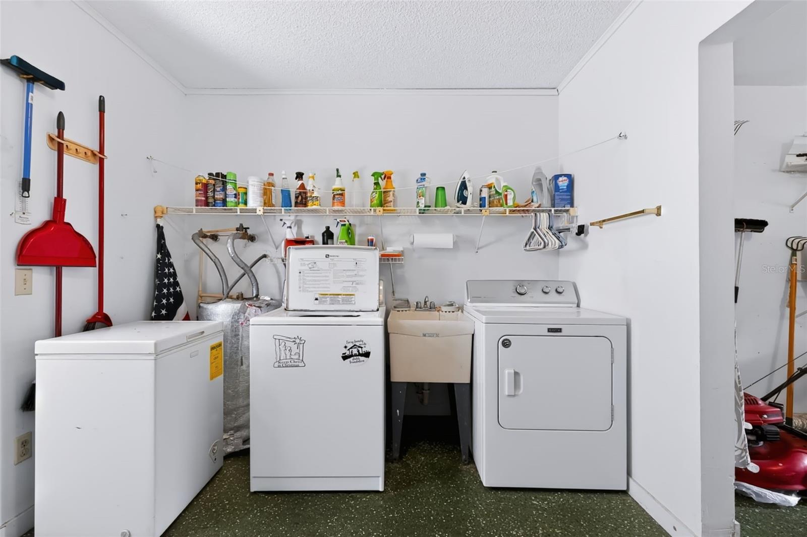 Laundry area