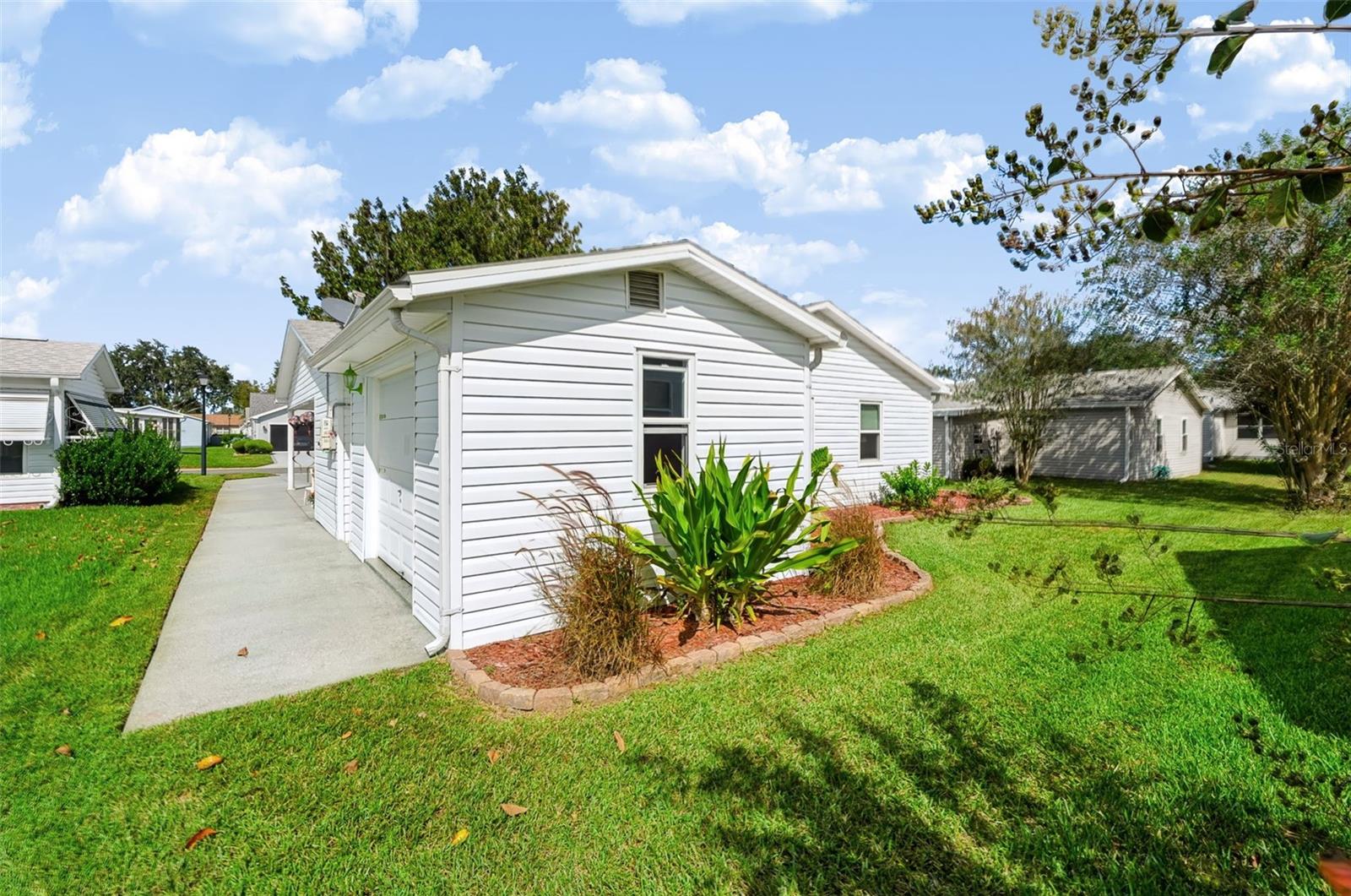 Backside of home