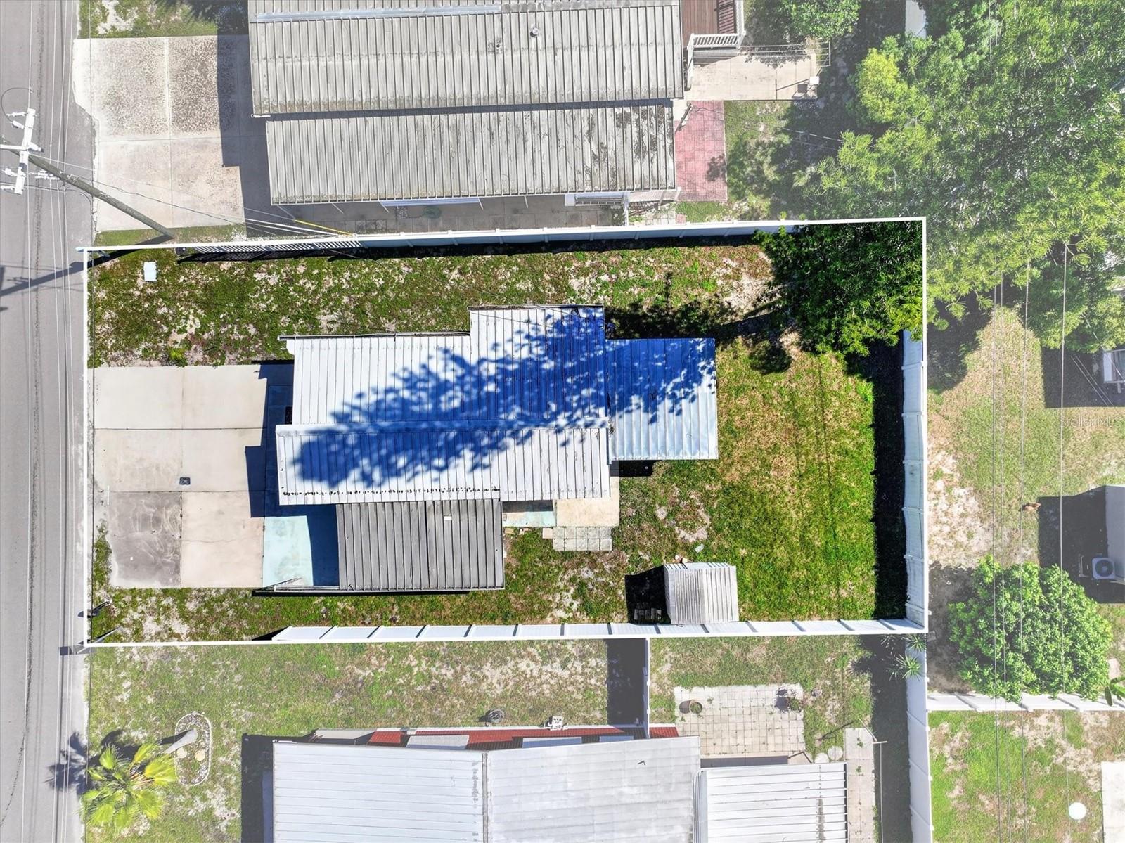 Another angle of the aerial view.