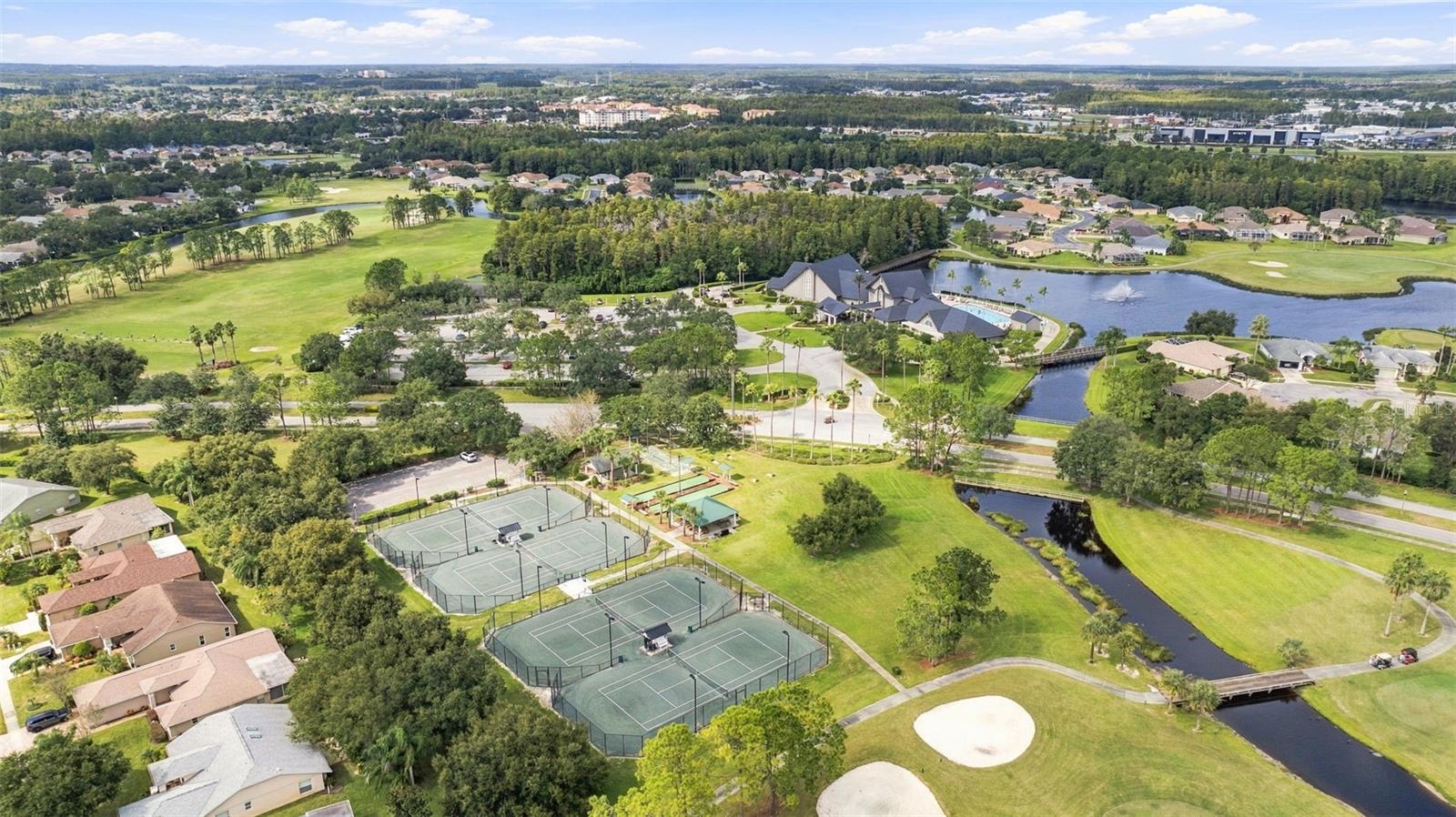 Tennis courts too!