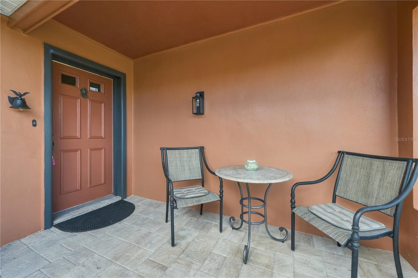 41c. Covered Front Entryway w Room to Decorate or Style as You Wish..