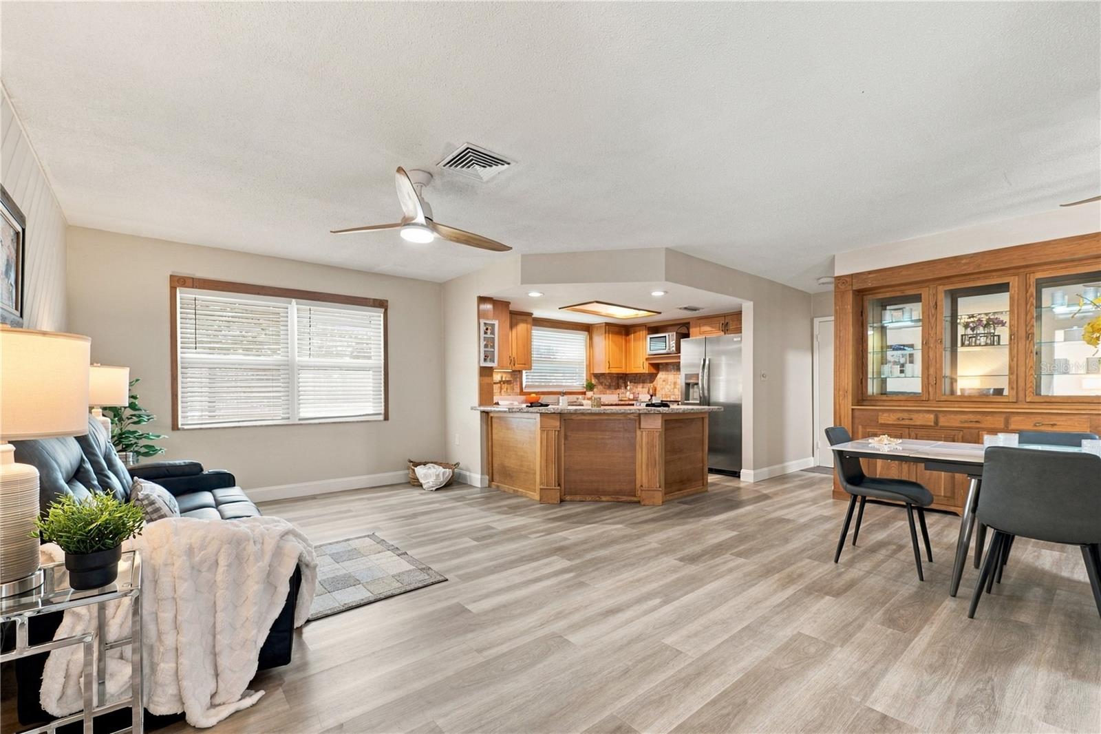 14. Everyone Wants a GREAT ROOM.. Here it IS.. Kitchen, Family Room, Dining Room!